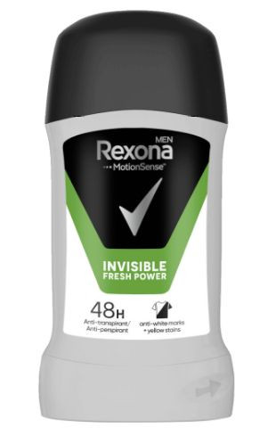 Rexona Invisible Fresh Power B&W pánsky deostick 50ml Rexona Invisible Fresh Power B&W pánsky deostick 50ml – Obrázok 1