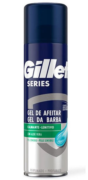 Gillette Series pánsky gél na holenie 200ml Sensitive Aloe Vera Gillette Series pánsky gél na holenie 200ml Sensitive Aloe Vera – Obrázok 1