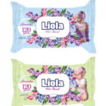 Liola Levanduľa detské vlhčené obrúsky 120ks Jumbo Pack uzatvárateľné s klipom