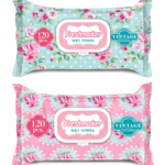 Freshmaker Vintage vlhčené obrúsky s klipom 120ks